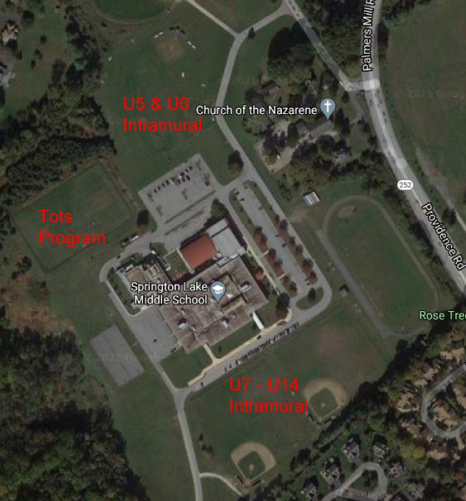 Springton Lake Field Locations